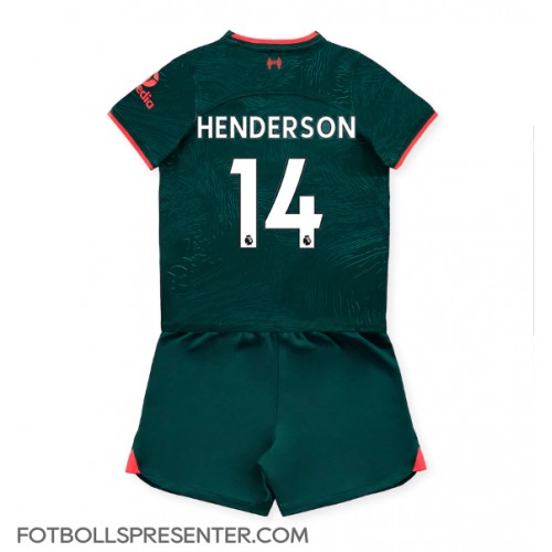 Liverpool Jordan Henderson #14 Tredje tröja Barn 2022-23 Kortärmad (+ korta byxor)